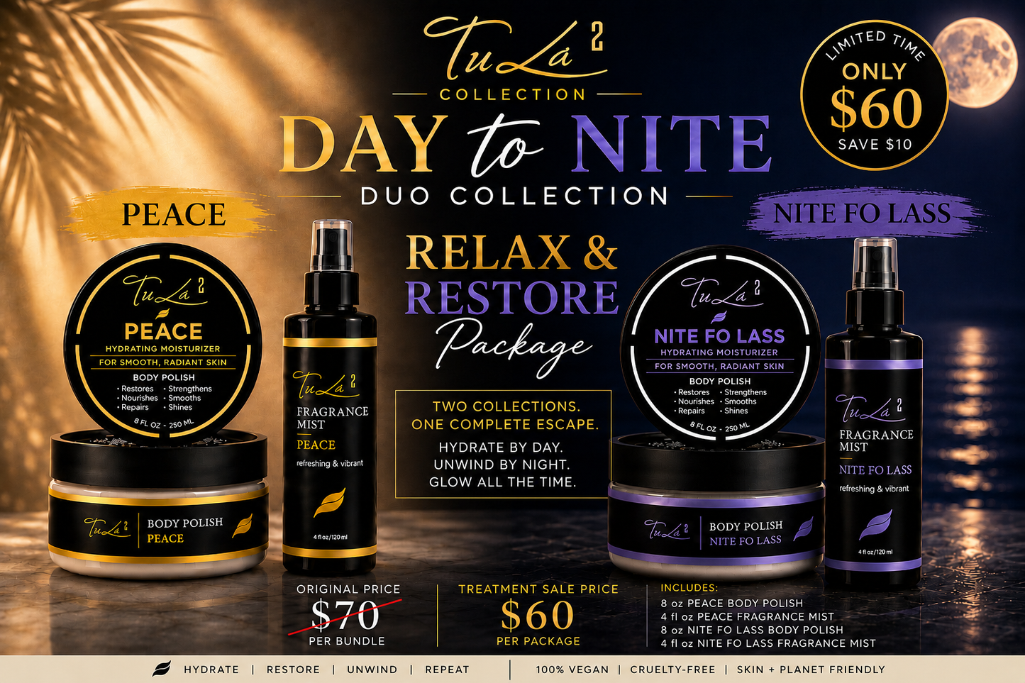 Relax & restore Package Tu La 2 Collection