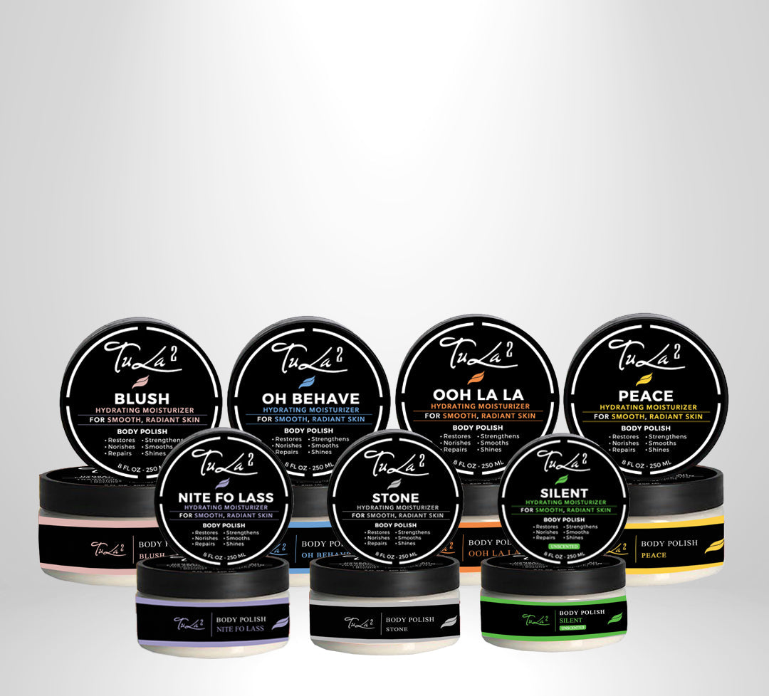 7 FULL SIZE BODY POLISHES Tu La 2 Collection